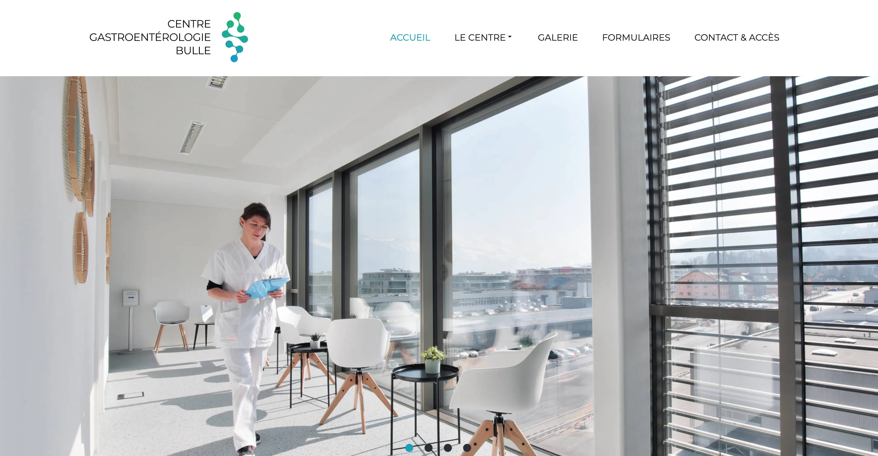 Site internet cabinet médical de gastroentérologie à Bulle