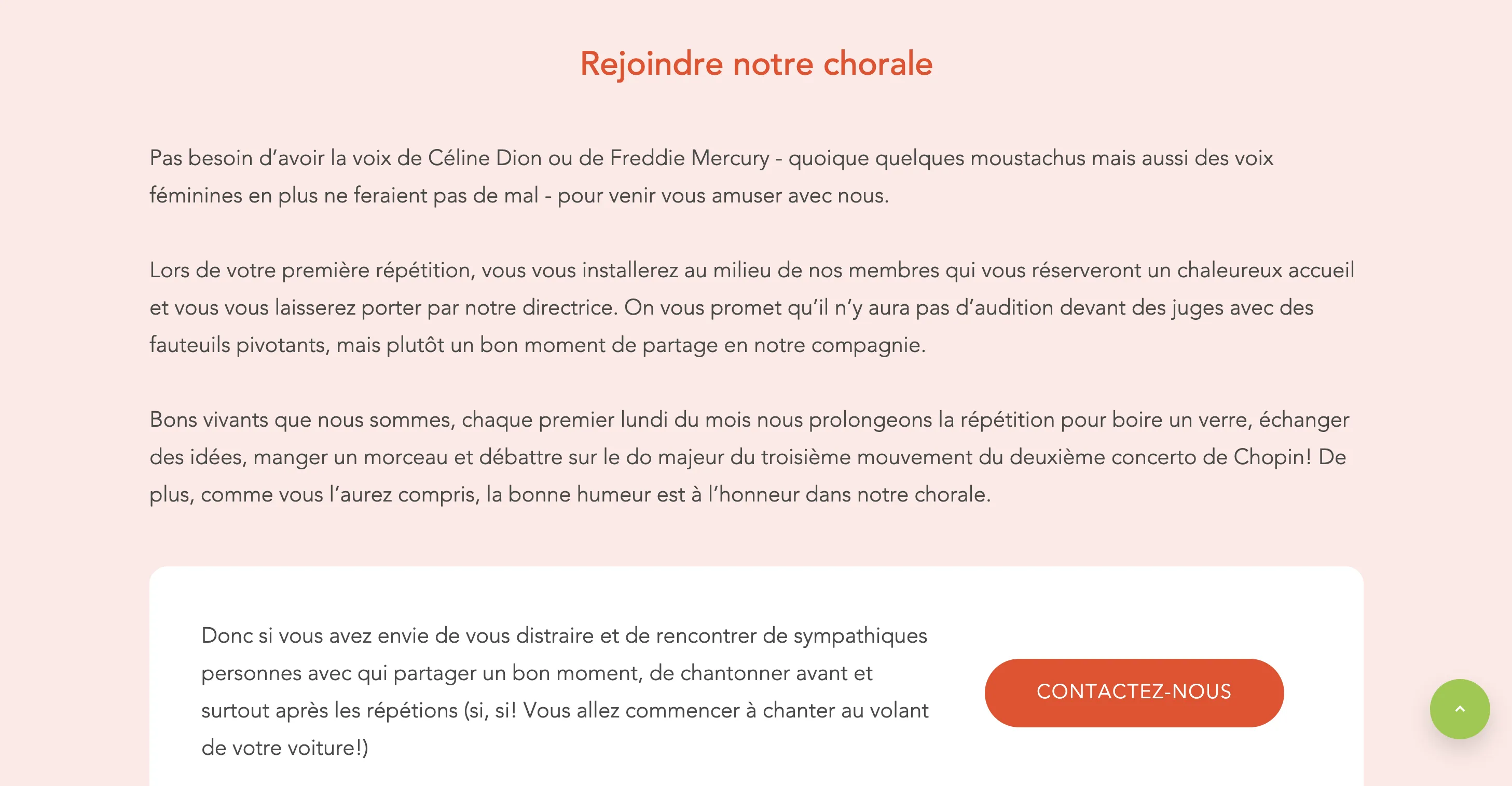 Page rejoindre la chorale L’Harmonie des Forêts – Gros-de-Vaud